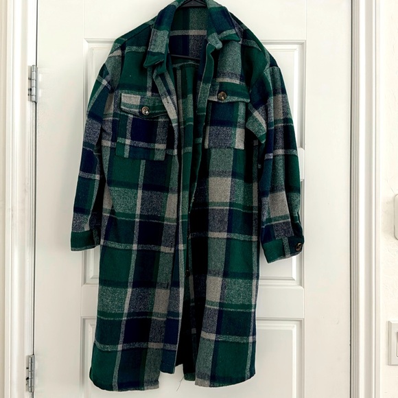 Long Flannel Overcoat - Picture 1 of 3